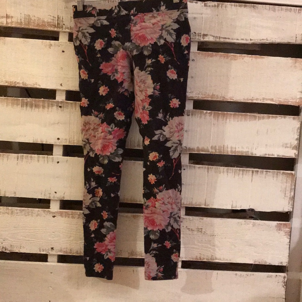 Express floral leggings